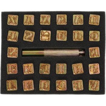 Lettrage Cuir Artisan 26 pièces
