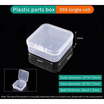 LUXIANZI Clear Bead Storage Container