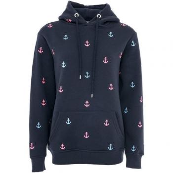 ZwillingHerz Anker‑Design Hoodie Damen Marine