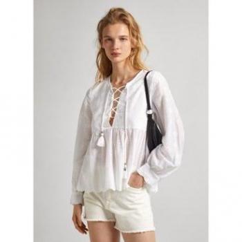 Blusa Peñón de Luz Blanca Pepe Jeans