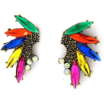 Sissi Brillante: Búcles Lily tutti frutti 3x2 cm en colores