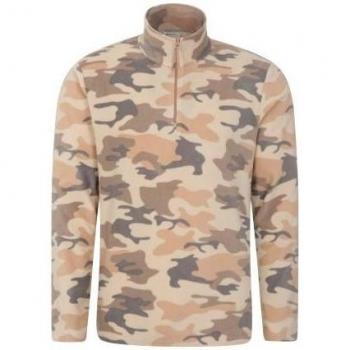 Felpa in Pile Uomo Camber II Mezza Zip Rosso XS