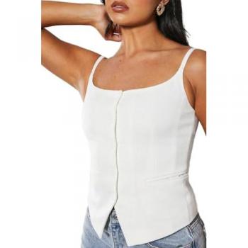 MissPap Women's Square Neck Waistcoat