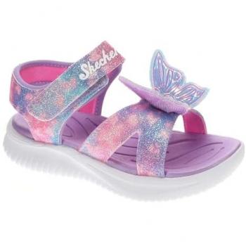 Skechers Fille Violette S Lights Sandales