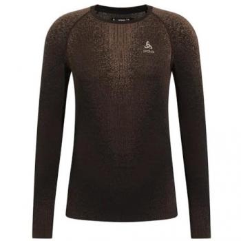 Odlo Blackcomb Langarm-Funktionsunterhemd dunkelbraun