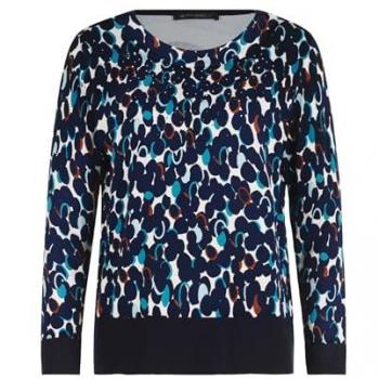 Betty Barclay Strickpullover mit Rundhalsausschnitt in Petrol, Größe 38