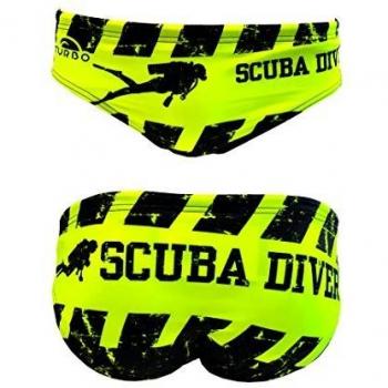 Maillot Turbo Shorty Slip Scuba Diver Waterpolo Competicion Natation et Triathlon Noir 3XL
