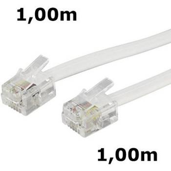 Câble Téléphonique RJ11 Mâle à RJ11 Mâle
