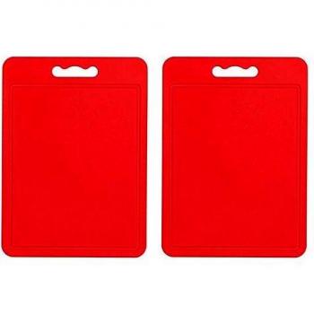 Chef Aid Easy Wash Lightweight Chopping Board Red 34.8cm x 0.5cm x 25.1cm