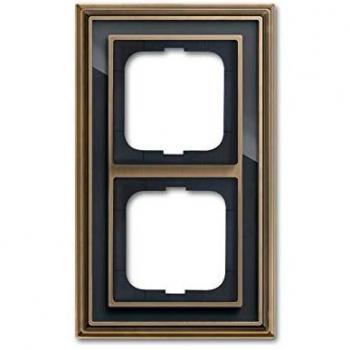 Brass 2-Gang Frame