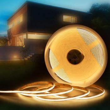 Selbstklebender COB LED Strip 1-15 Meter IP20/65 3000K-6000K CCT RGB