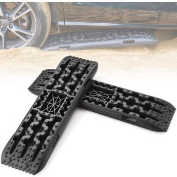 VEVOR 10 Ton Off‑Road Traction Mat Kit – Includes Storage Bag, Black
