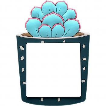 Decoración Infantil Cactus 3D con Luz LED