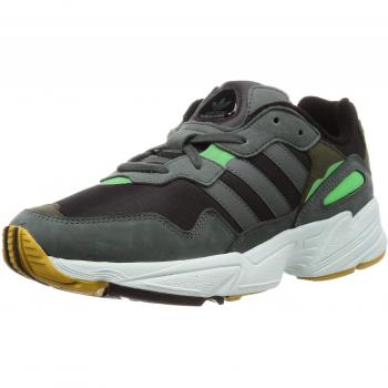 Adidas Yung-96, Chaussures de Gymnastique Homme, Noir Core Black/Legend Ivy/Raw Ochre, 41 1/3 EU
