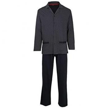 Pigiama Lungo Götzburg, Stile Navy-Gray