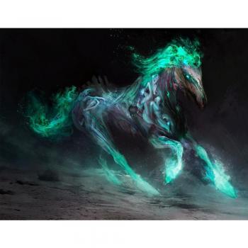 Vollständige Quadrat Diamant Malerei „Geister Pferd“