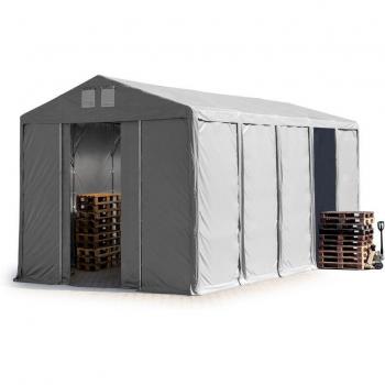 ToolPort 5x10m 3.6m PVC 850 Grey Field Shelter