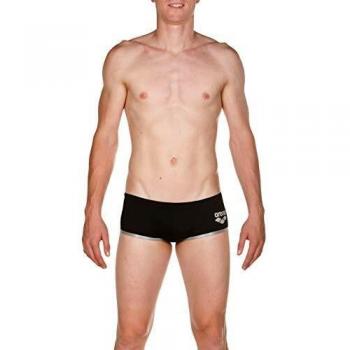 Shorts de natación arena M bajo, hombre, One Biglogo, negro-silver, 85