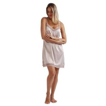 Refined Lace-Spotted Strap Chemise – Admas Classic