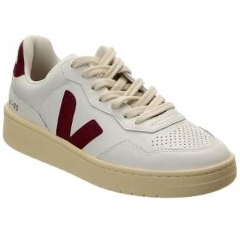 Sneaker Veja V-90 Leather bianco e marsala EU 38