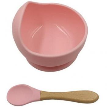 Non‑Slip Silicone Baby Tableware Set – 1 Bowl, 1 Spoon