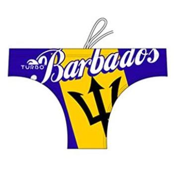 Yellow Turbo Barbados Royal XL Swim Brief Men