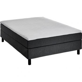Boxbett „Happy“ aus der ATLANTIC Home Collection – graues Anthrazit, 100% Polyester