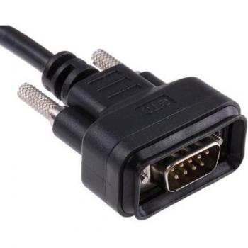 Cable RS PRO 2m Negro conector Sub-D 9 Macho