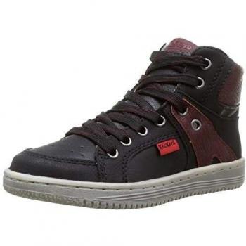 Kickers Lowell, Zapatillas Altas Unisex Niños, Color Negro, Talla 32 EU