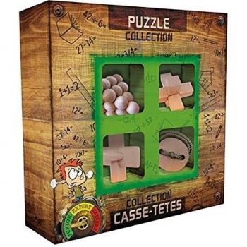Collection de casse-têtes en bois