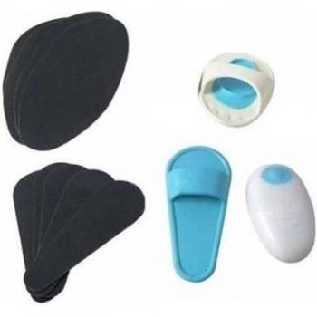 Tampon d'épilation doux exfoliant pour jambes, visage et lèvre supérieure