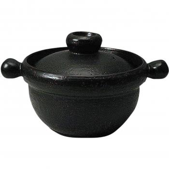 Maruyoshi 2‑Cup Black Rice Pot, Fire & IH Ready