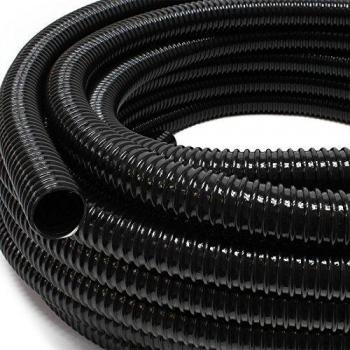 Tuyau spiralé pour bassin 5 m 32 mm noir