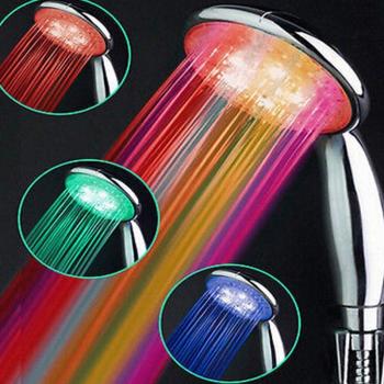 Ducha de Mano LED con Cambio de Color Automático