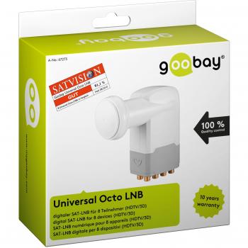 Goobay Octo 0,1‑dB LNB für HDTV