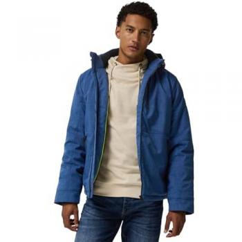 Blouson STREET ONE MEN Herrenjacke mit abnehmbarer Kapuze, Größe S (38), skydive blau