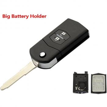 OkeyTech Mazda 3 5 6 M6 RX8 MX5 2 Button Flip Key Shell Replacement