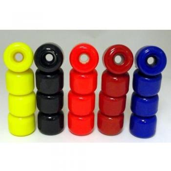 Skateboard Wheels 54mm Diameter Choice of Colours Dark Red