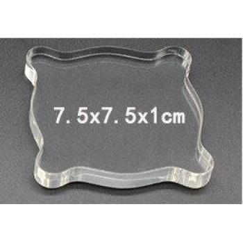 Clear Acrylic Stamp Pad for DIY Decoration