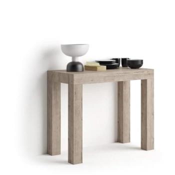 Table console Mobili Fiver First – Mélaminé/Aluminium, 90 × 45 × 75 cm, Made in Italy