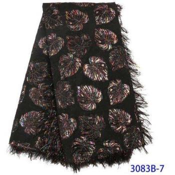 Vestido de Título con Encaje Francés & Africano