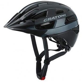 Cratoni Velo‑x Helm – Schwarz glänzend – 59 cm