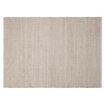 Tapis CAMAO Rectangulaire Beige 160x230 cm en Jute et Coton