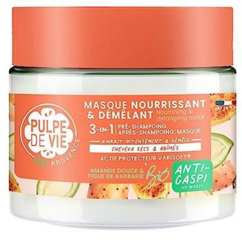 Pulpe de Vie Masque Capillaire 3en1: Amande Douce, Nourrissant & Démêlant 300 ml