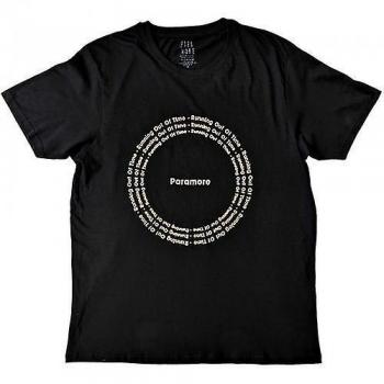 Camisa Paramore Circular “Out Of Time” – XL Negro