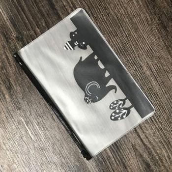 Schreibwaren‑Tasche für Kinder – Tiere im PVC‑Design