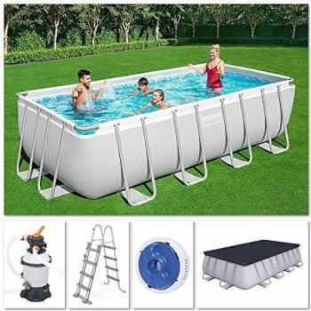 Piscina fuori terra 488x244x122 cm Power Steel Bestway