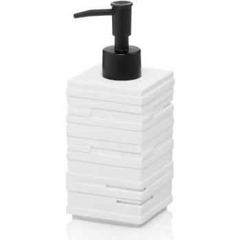 Kela Seifenspender Posidon, Polyresin schwarz, 350 ml