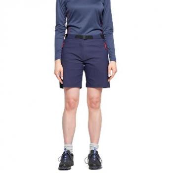 OEX Women's Navy Stretch Shorts with Zipped Pockets