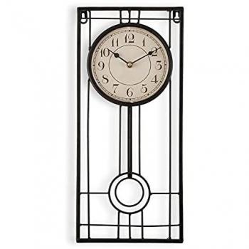 Contemporary Metal Rectangle Wall Clock – S3405844 Edition